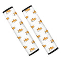 Sleeping Corgi Pattern Print Car Seat Belt Covers
