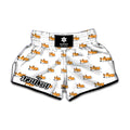 Sleeping Corgi Pattern Print Muay Thai Boxing Shorts