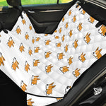 Sleeping Corgi Pattern Print Pet Car Back Seat Cover