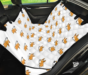 Sleeping Corgi Pattern Print Pet Car Back Seat Cover