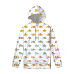 Sleeping Corgi Pattern Print Pullover Hoodie