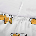 Sleeping Corgi Pattern Print Sofa Cover