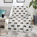 Sleeping Rottweiler Pattern Print Blanket
