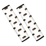 Sleeping Rottweiler Pattern Print Car Seat Belt Covers