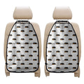 Sleeping Rottweiler Pattern Print Car Seat Organizers