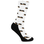 Sleeping Rottweiler Pattern Print Crew Socks