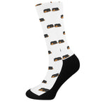 Sleeping Rottweiler Pattern Print Crew Socks