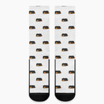 Sleeping Rottweiler Pattern Print Crew Socks