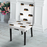 Sleeping Rottweiler Pattern Print Dining Chair Slipcover