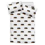 Sleeping Rottweiler Pattern Print Duvet Cover Bedding Set