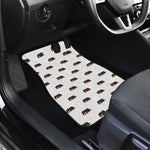 Sleeping Rottweiler Pattern Print Front and Back Car Floor Mats