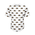 Sleeping Rottweiler Pattern Print Men's Baseball Jersey