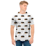Sleeping Rottweiler Pattern Print Men's T-Shirt