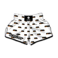 Sleeping Rottweiler Pattern Print Muay Thai Boxing Shorts