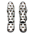 Sleeping Rottweiler Pattern Print Muay Thai Shin Guards