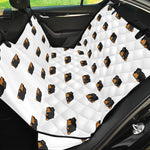 Sleeping Rottweiler Pattern Print Pet Car Back Seat Cover