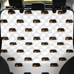 Sleeping Rottweiler Pattern Print Pet Car Back Seat Cover