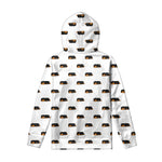 Sleeping Rottweiler Pattern Print Pullover Hoodie