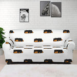 Sleeping Rottweiler Pattern Print Sofa Cover