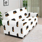 Sleeping Rottweiler Pattern Print Sofa Cover