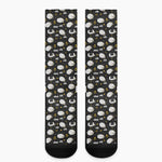 Sleeping Sheep Pattern Print Crew Socks