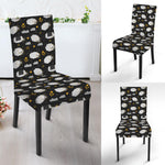 Sleeping Sheep Pattern Print Dining Chair Slipcover
