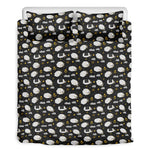 Sleeping Sheep Pattern Print Duvet Cover Bedding Set