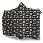 Sleeping Sheep Pattern Print Hooded Blanket