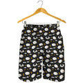 Sleeping Sheep Pattern Print Men's Shorts