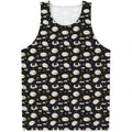 Sleeping Sheep Pattern Print Men's Tank Top