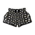 Sleeping Sheep Pattern Print Muay Thai Boxing Shorts