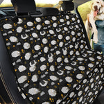 Sleeping Sheep Pattern Print Pet Car Back Seat Cover