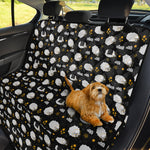 Sleeping Sheep Pattern Print Pet Car Back Seat Cover