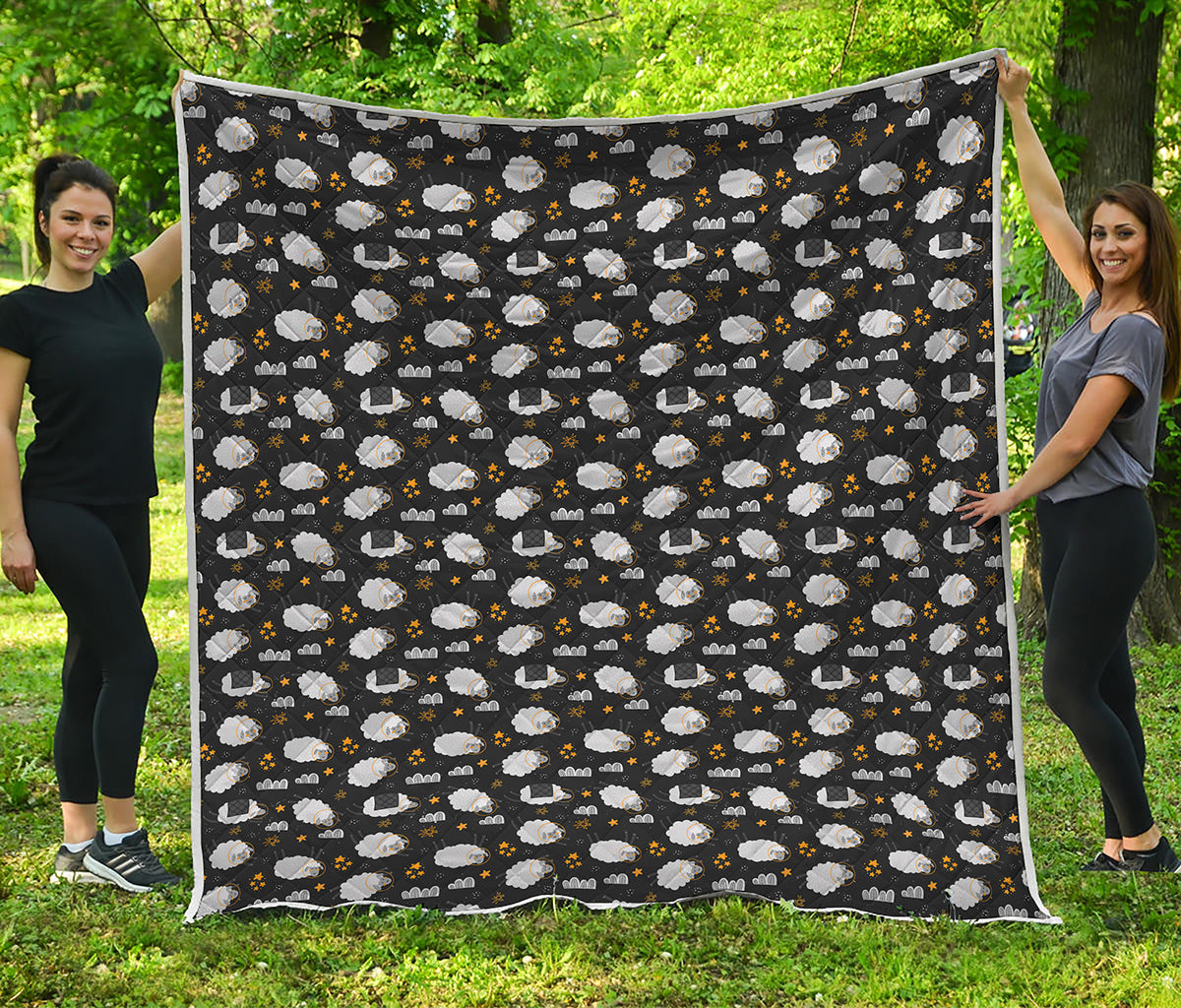 Sleeping Sheep Pattern Print Quilt