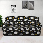 Sleeping Sheep Pattern Print Sofa Cover