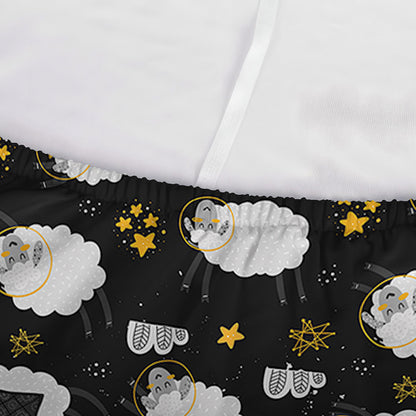 Sleeping Sheep Pattern Print Sofa Cover