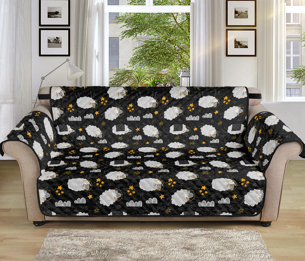 Sleeping Sheep Pattern Print Sofa Protector