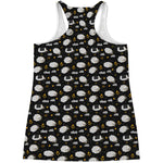 Sleeping Sheep Pattern Print Women's Racerback Tank Top