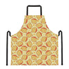 Slice Of Cheese Pattern Print Apron