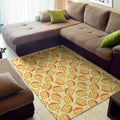 Slice Of Cheese Pattern Print Floor Mat