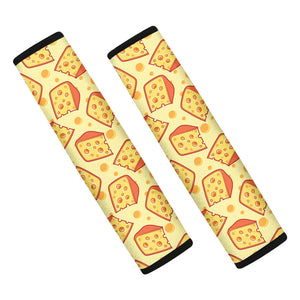 Slice Of Cheese Pattern Print Car Seat Belt Covers