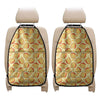 Slice Of Cheese Pattern Print Car Seat Organizers