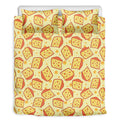 Slice Of Cheese Pattern Print Duvet Cover Bedding Set