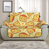 Slice Of Cheese Pattern Print Half Sofa Protector