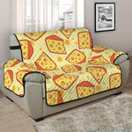 Slice Of Cheese Pattern Print Half Sofa Protector