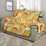 Slice Of Cheese Pattern Print Half Sofa Protector