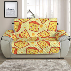 Slice Of Cheese Pattern Print Half Sofa Protector