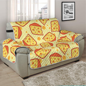 Slice Of Cheese Pattern Print Half Sofa Protector