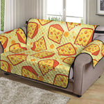 Slice Of Cheese Pattern Print Loveseat Protector