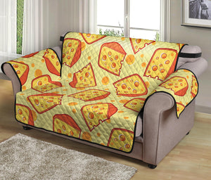 Slice Of Cheese Pattern Print Loveseat Protector